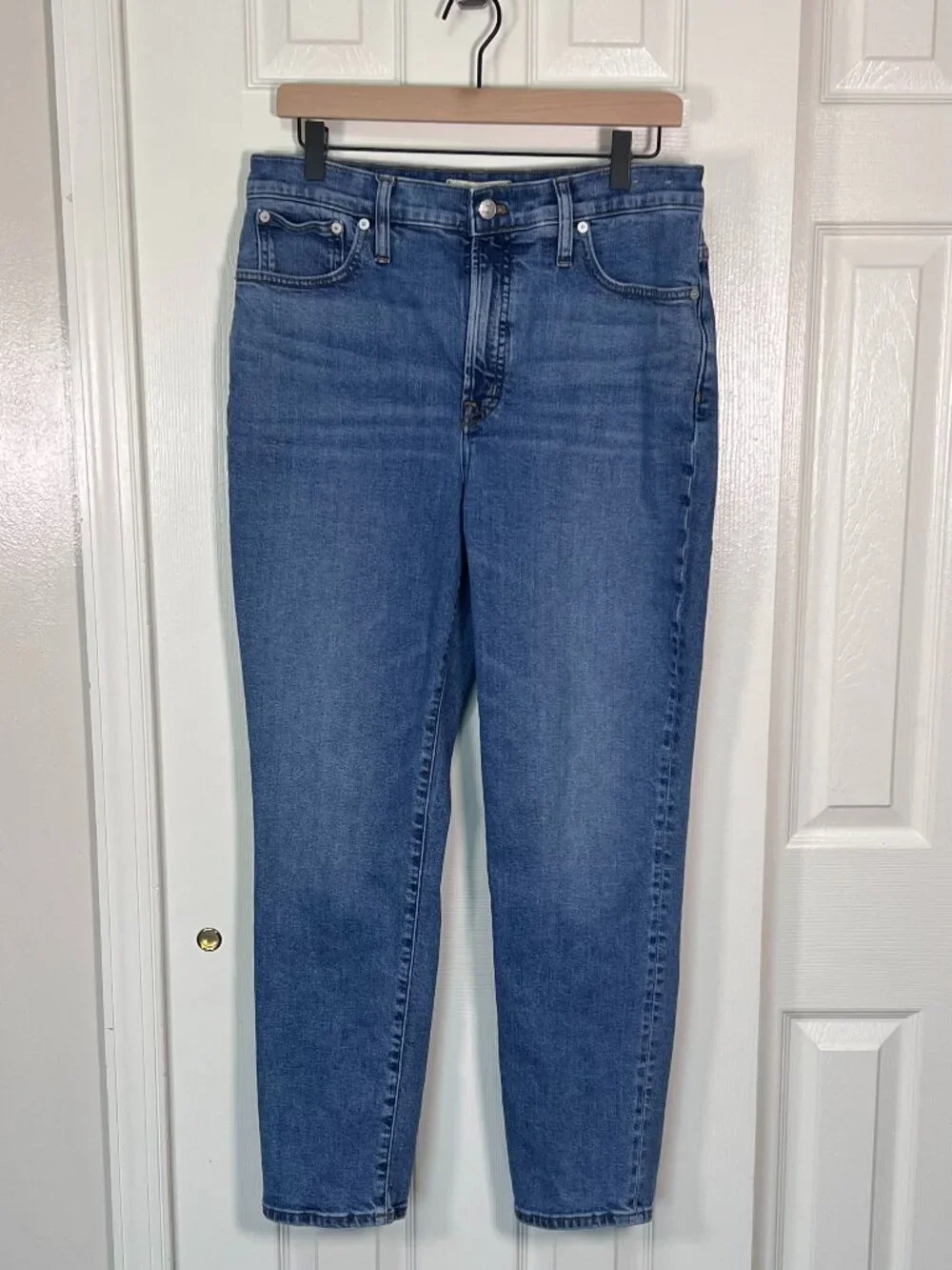 Madewell The Perfect Vintage Straight Leg Jean Med Wash Size 30
